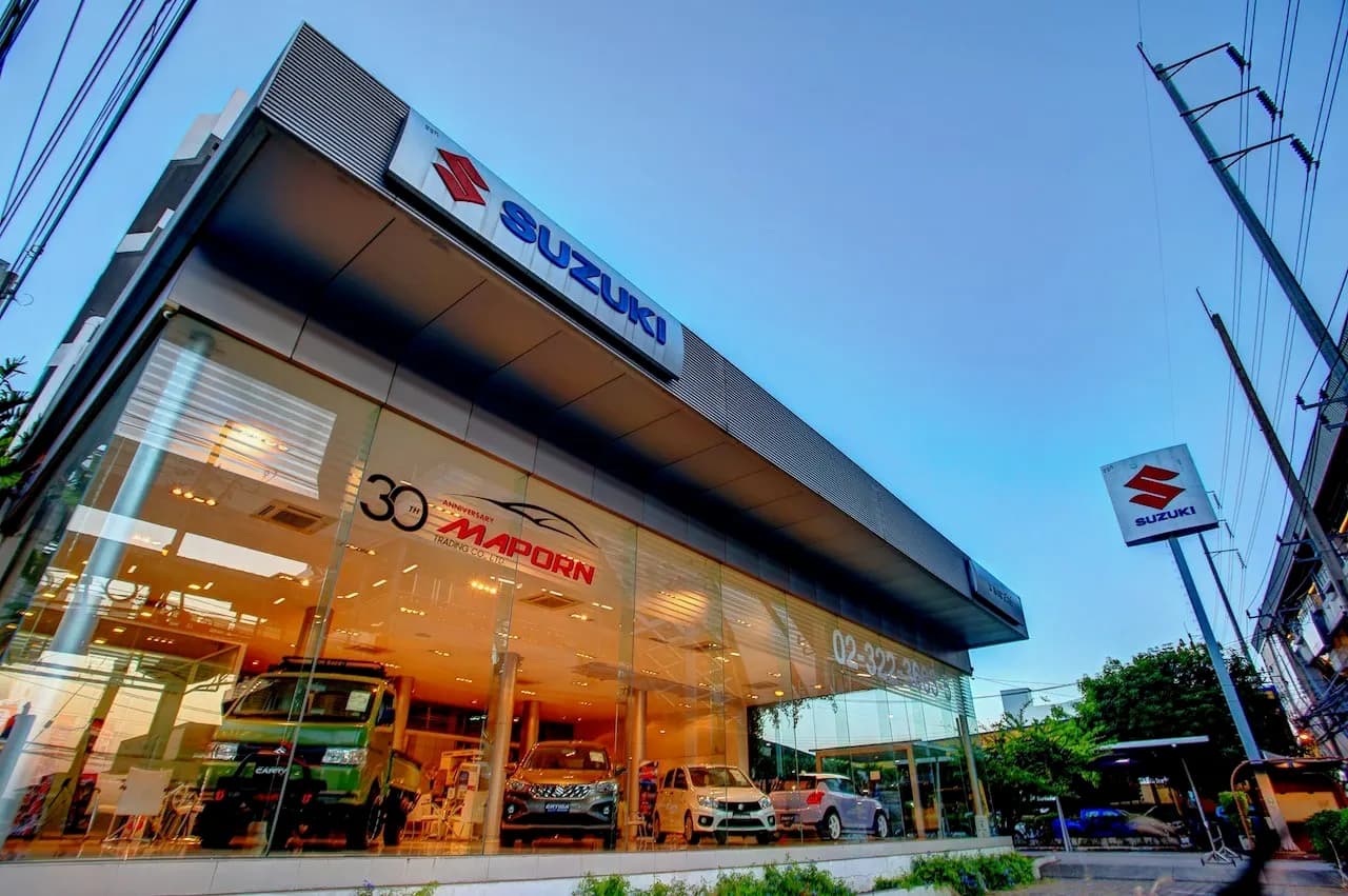 อาคารโชว์รูม Suzuki Maporn ศรีนครินทร์